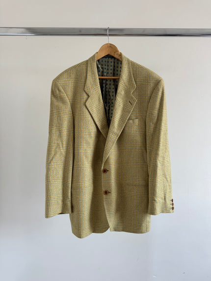 Khaki / Yellow / Beige Oversized Blazer