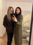 Vintage Long Green Trench Coat