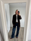 Trending Oversized Brown Suede Vintage Coat