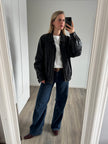 Black Vintage Bomberjacket