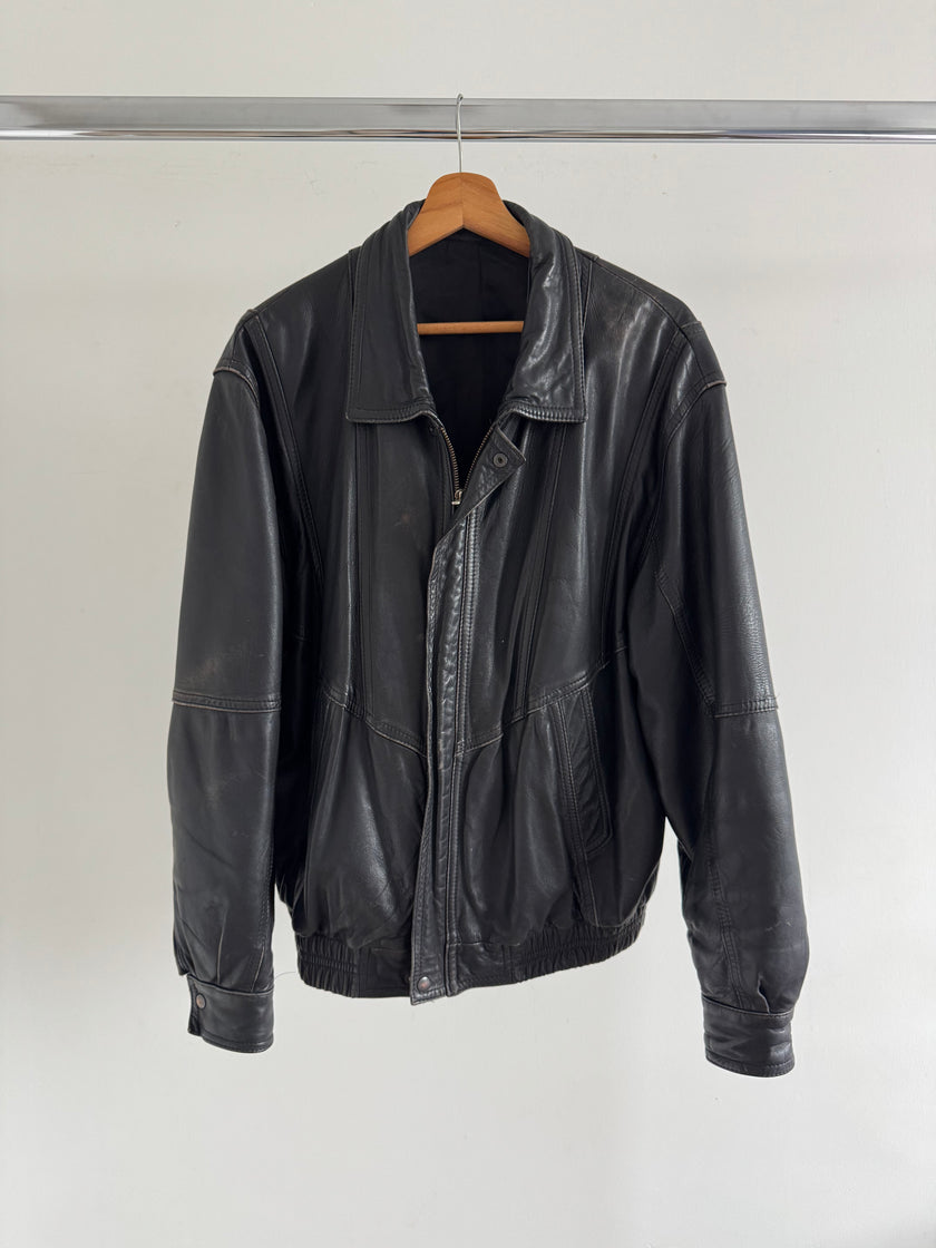 Black Vintage Bomberjacket