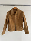Beige Vintage Suede Jacket