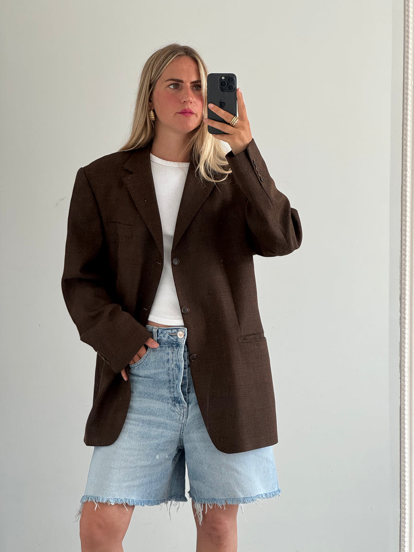 Dark Brown Vintage Blazer