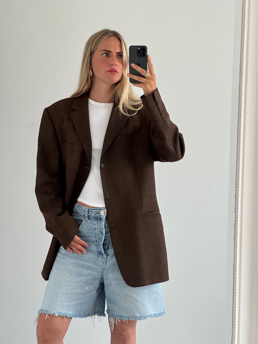 Dark Brown Vintage Blazer