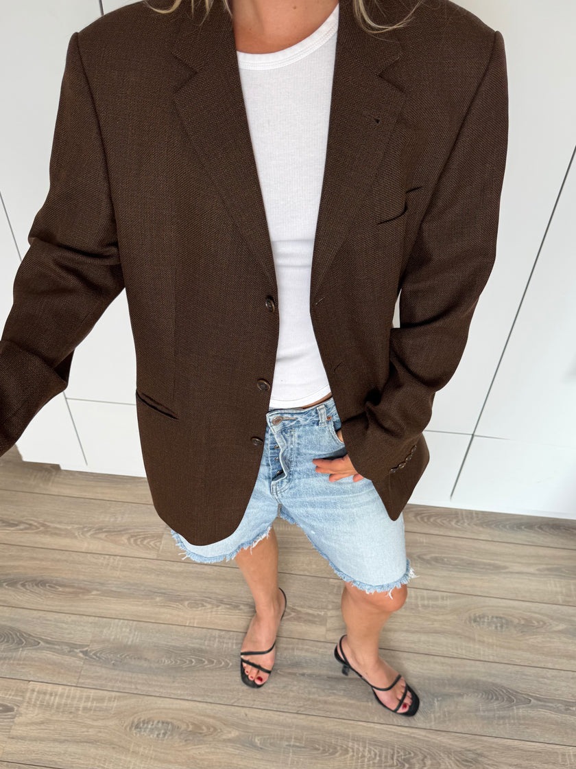 Dark Brown Vintage Blazer