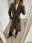 Vintage Long Green Trench Coat