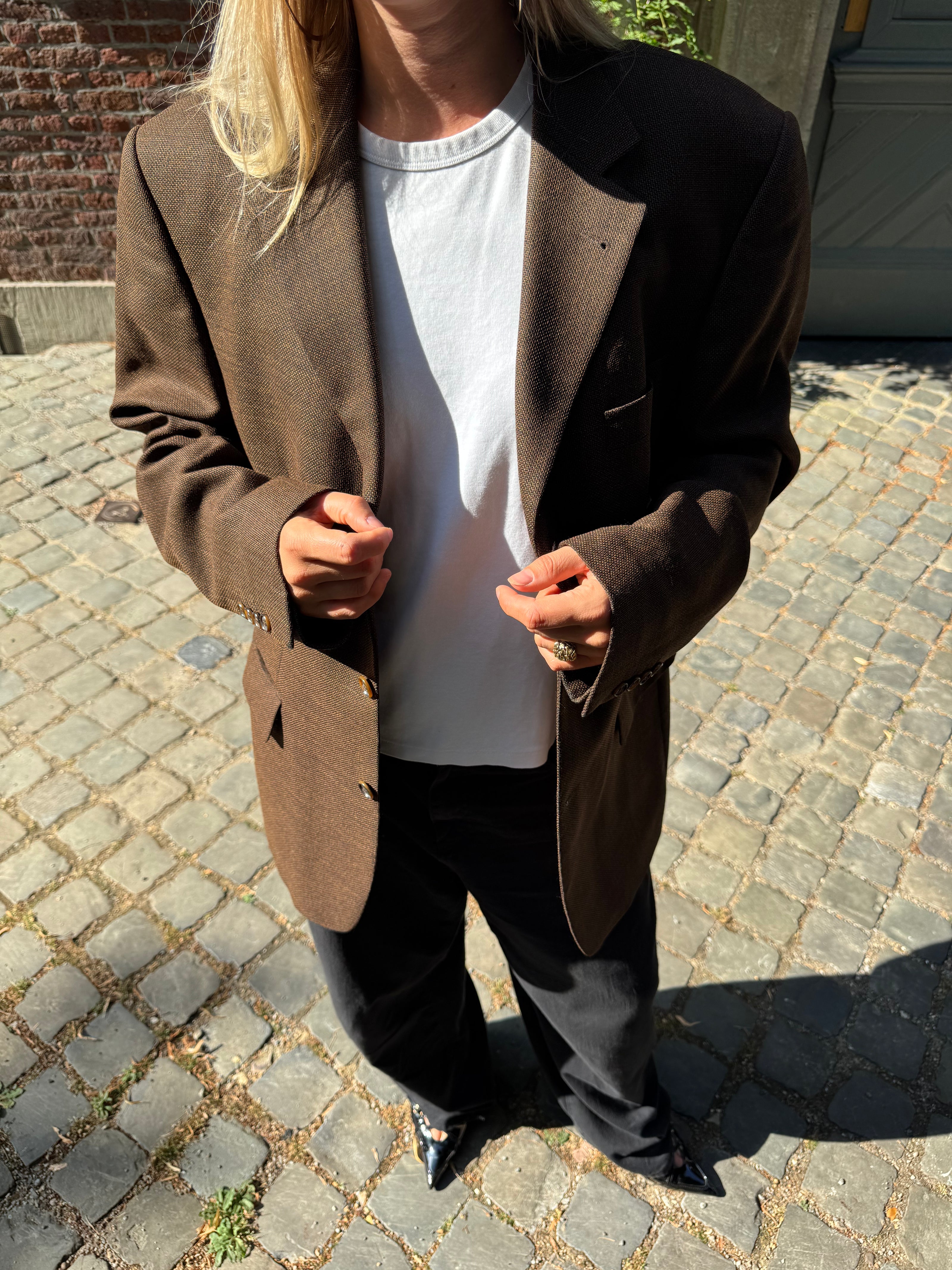 Dark Brown Vintage Blazer