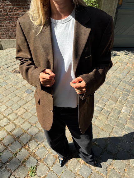 Dark Brown Vintage Blazer