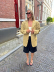 Beige Oversized Vintage Blazer