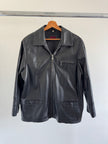 Black Soft Leather Vintage Jacket