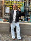 Oversized Leather Vintage Jacket