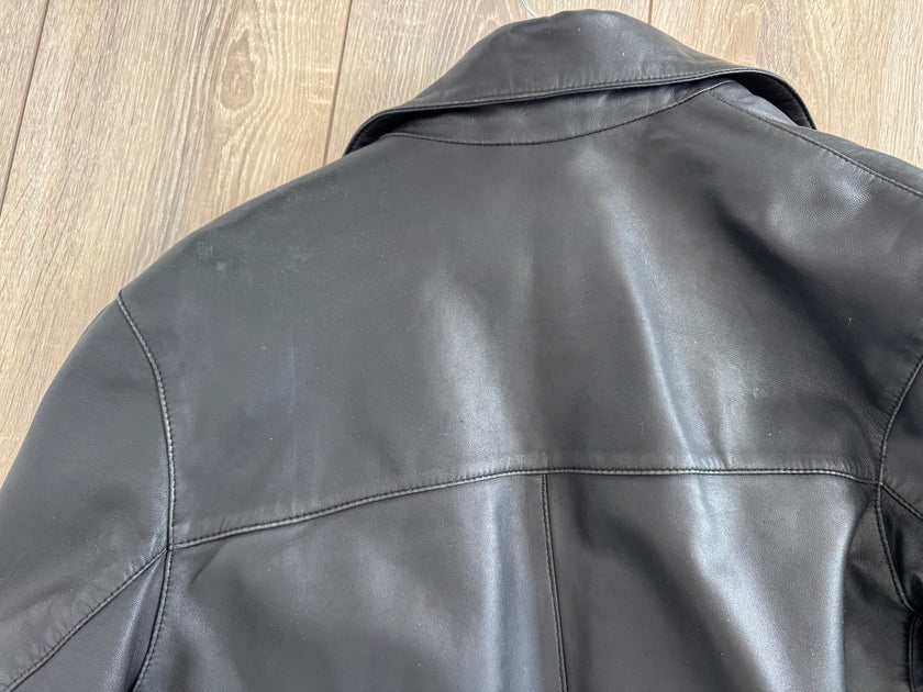 Oversized Leather Vintage Jacket