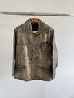 Vintage Distressed Brown/Beige Leather Jacket