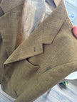 Yellow Beige Oversized Blazer