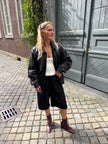 90s Black Bomberjacket