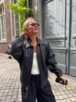 90s Black Bomberjacket