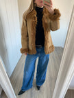 Vintage Suède Penny Lane Afghan Jacket