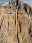 Camel Suede Oversized Jacket