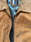 Beige Brown Camel Suede Vintage Jacket