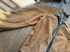 Beige Brown Camel Suede Vintage Jacket