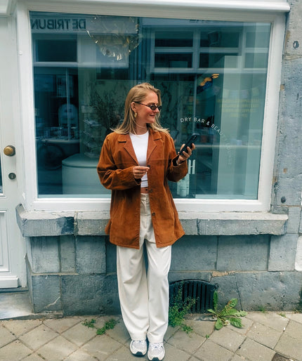 Brown / Camel Suede Vintage Jacket