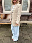 Light Beige Slightly Oversized Vintage Blazer
