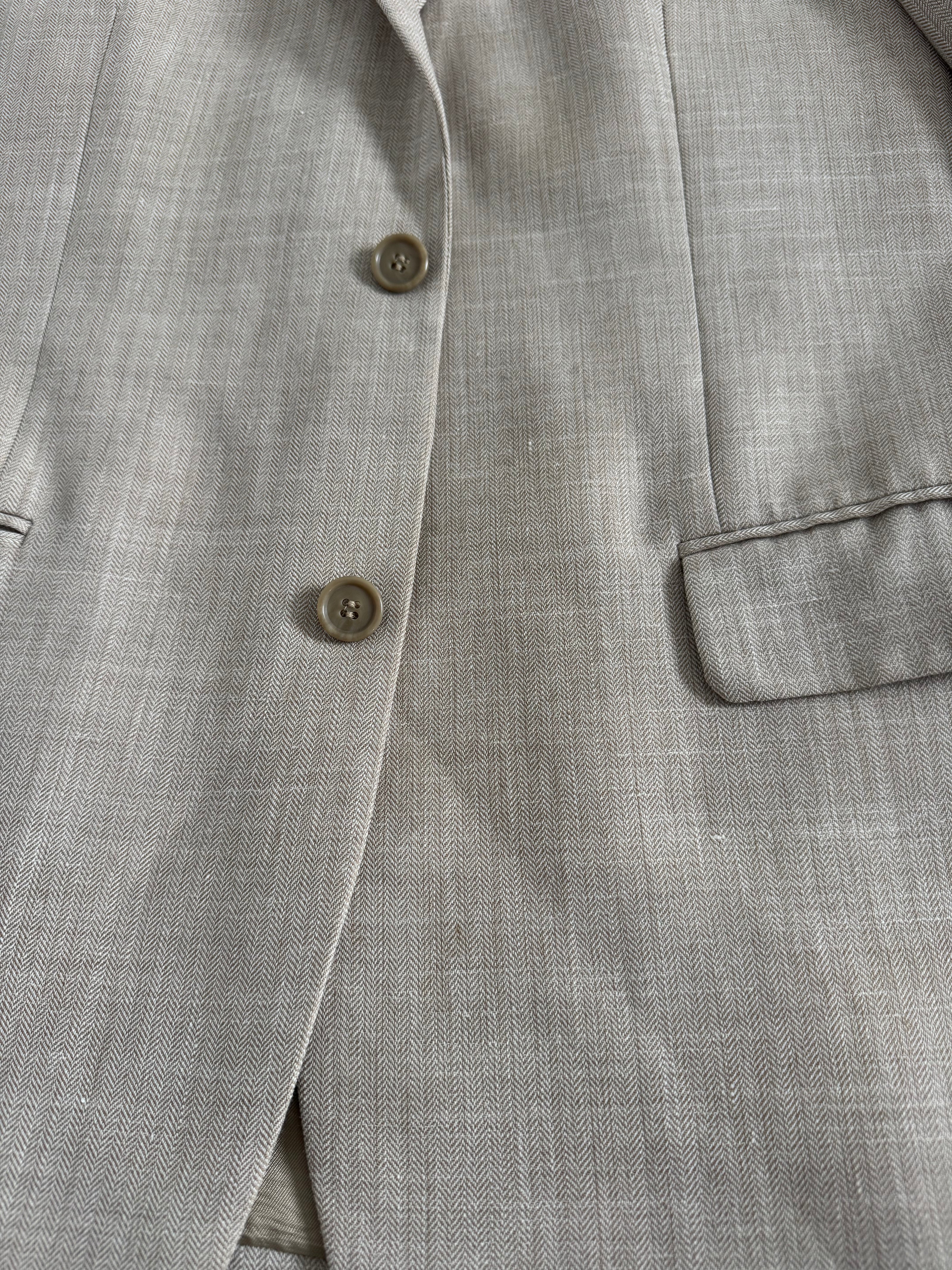 Light Beige Slightly Oversized Vintage Blazer