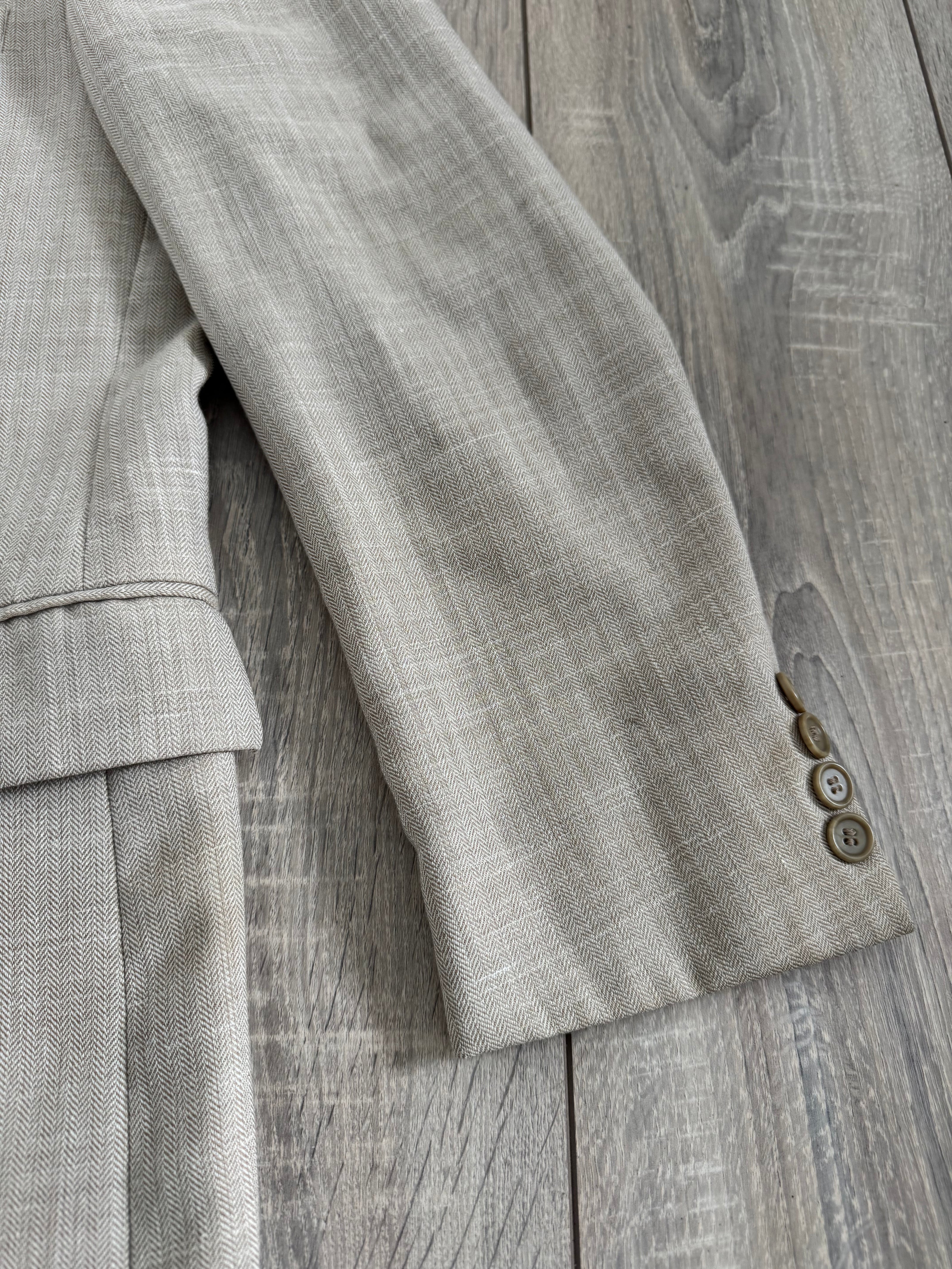Light Beige Slightly Oversized Vintage Blazer