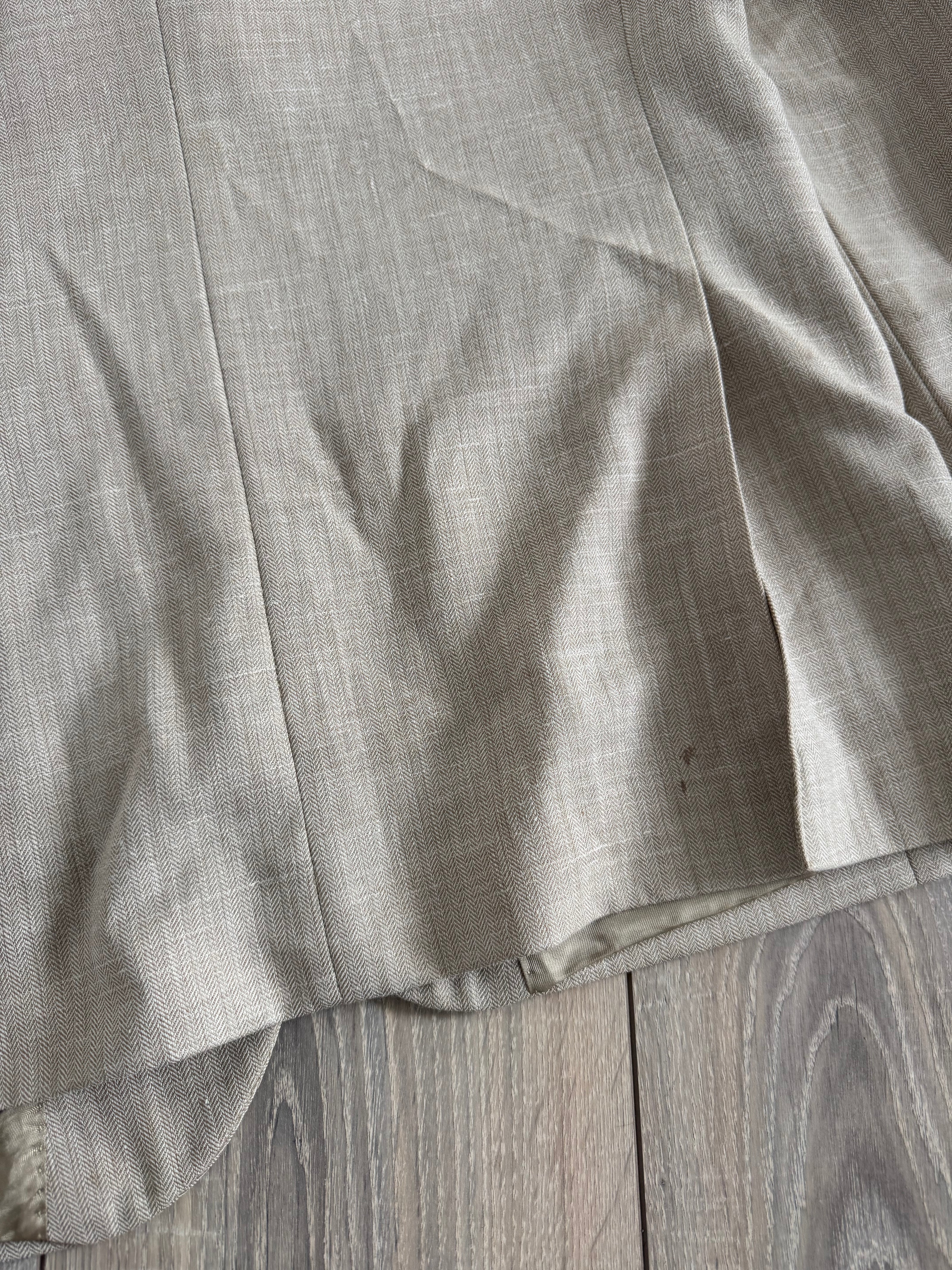 Light Beige Slightly Oversized Vintage Blazer