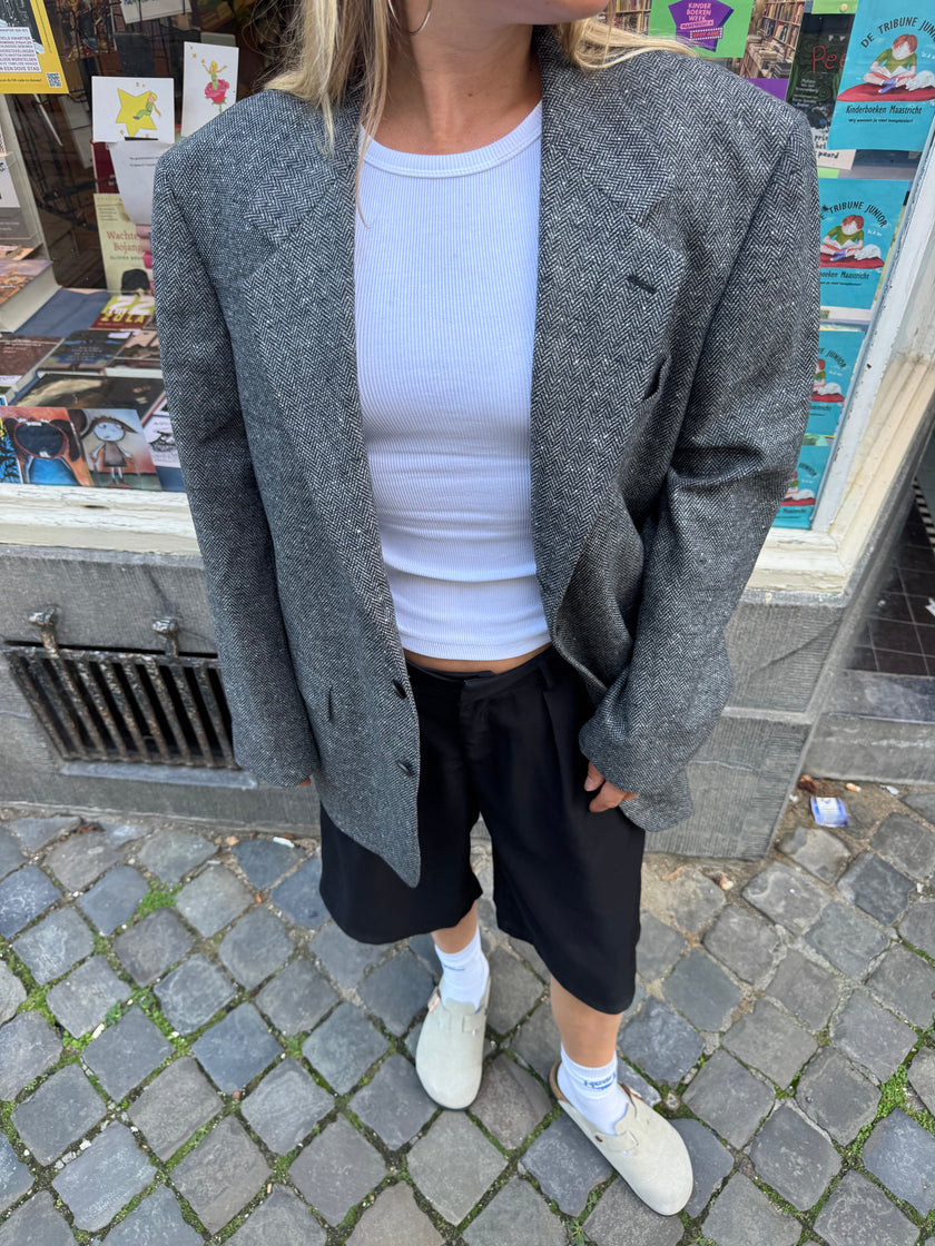 Dark Grey Vintage Blazer