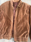 Camel Brown Vintage Bomber Jacket