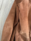 Camel Brown Vintage Bomber Jacket