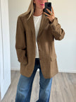 Brown Oversized Vintage Blazer