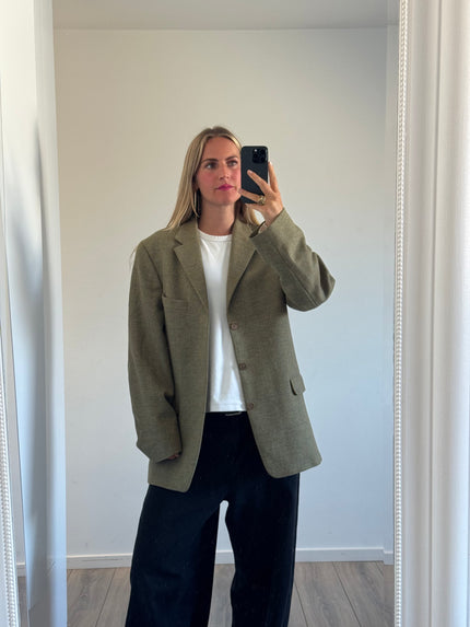 Khaki Oversized Vintage Blazer