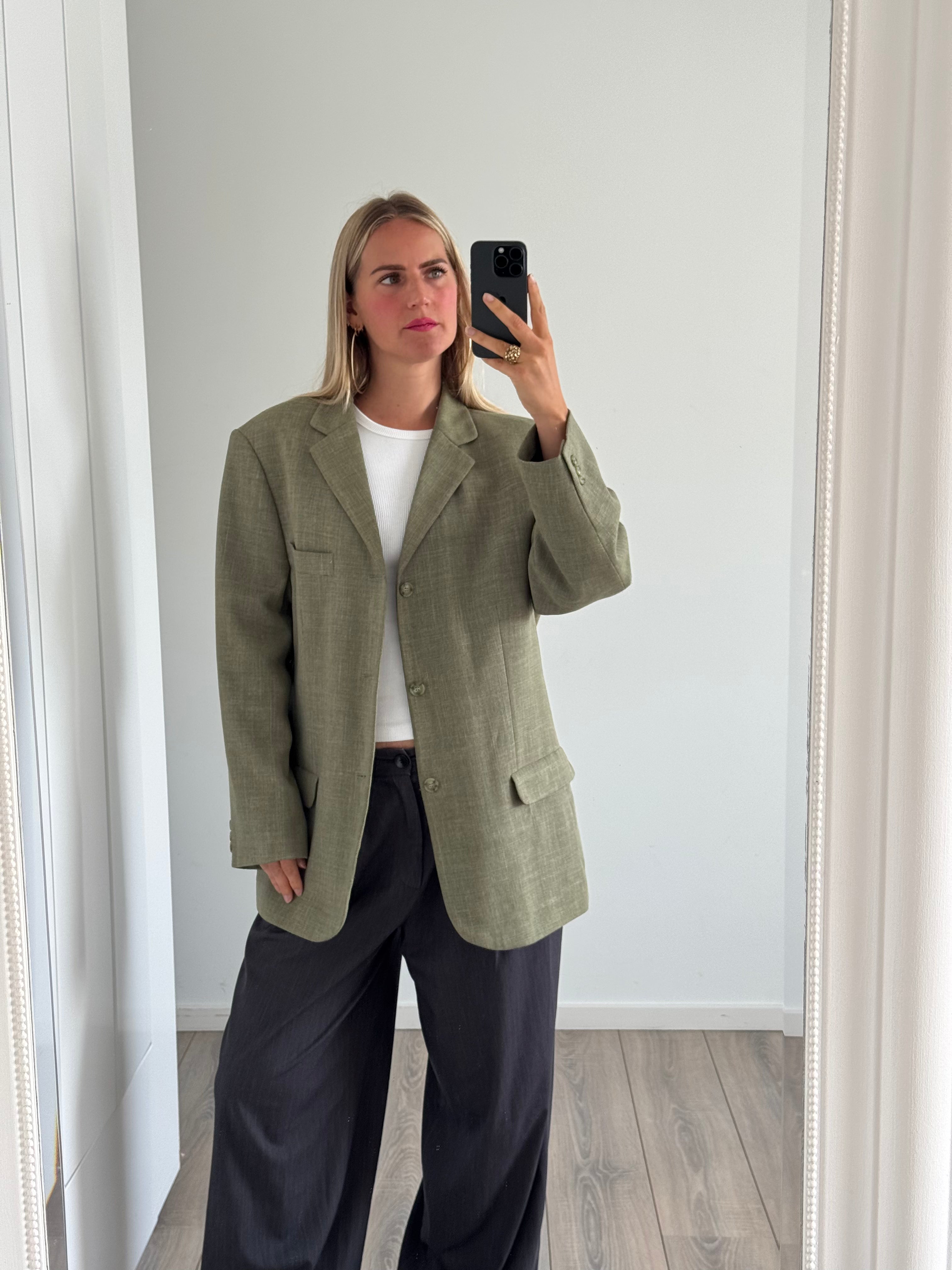 Khaki Green Vintage Blazer