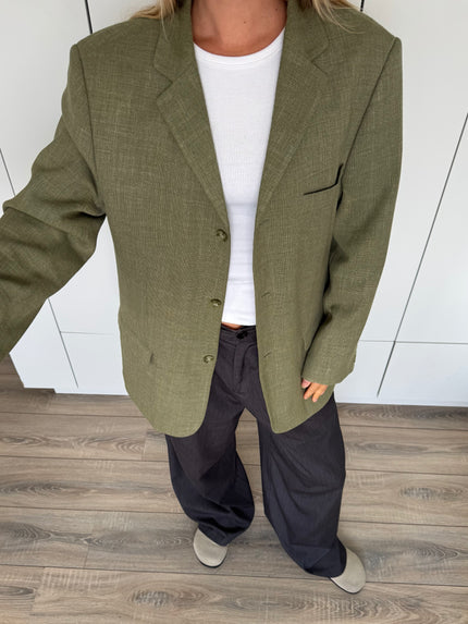 Khaki Green Vintage Blazer