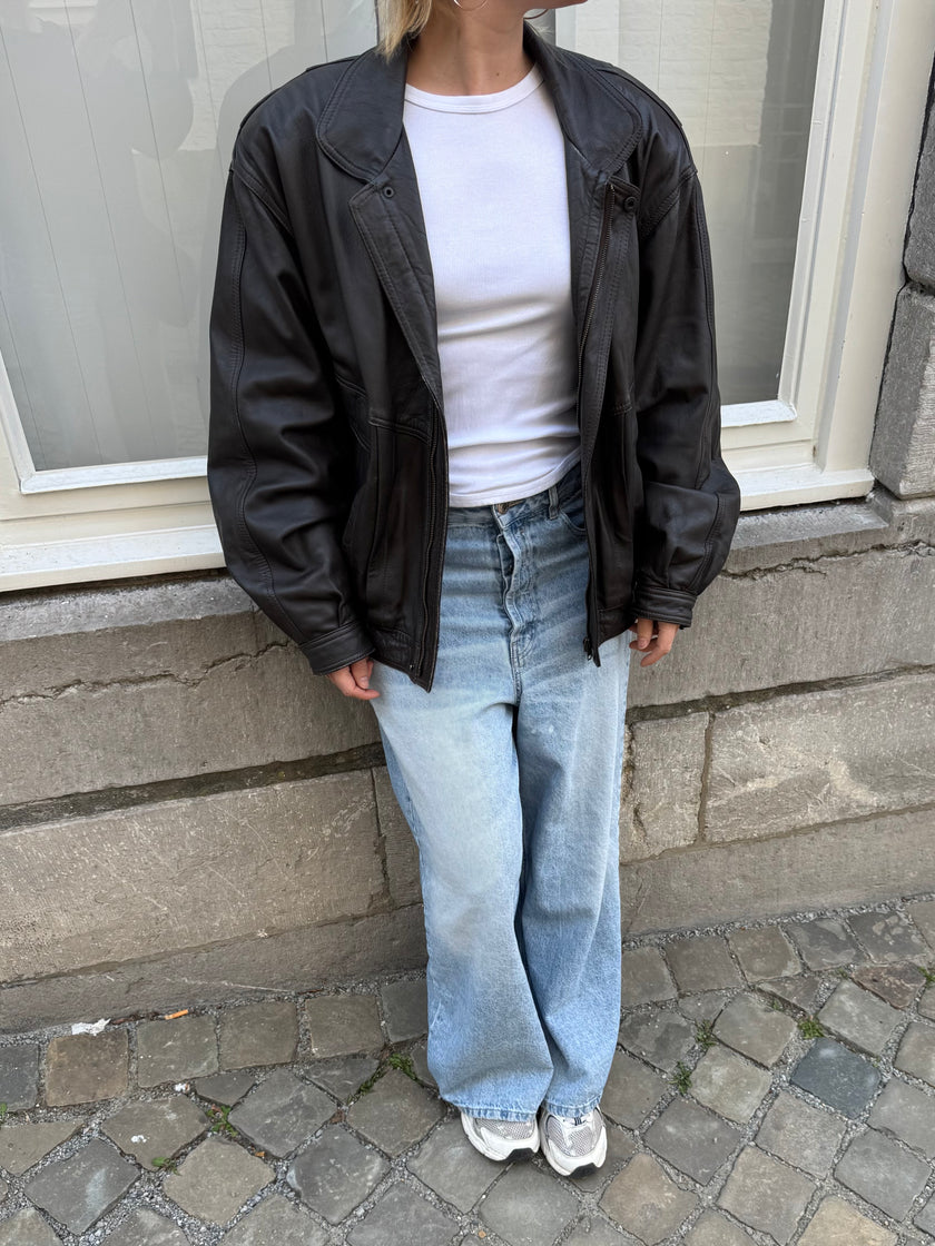 The Perfect Brown Bomberjacket