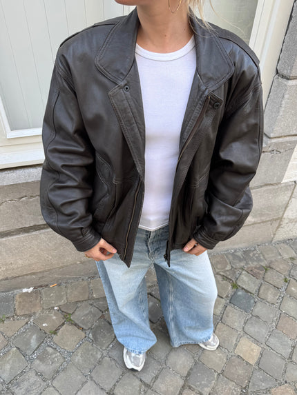 The Perfect Brown Bomberjacket