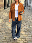 Camel Suede Vintage Jacket / Blazer