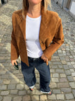 Camel Suede Vintage Jacket / Blazer