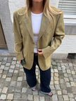Light Khaki Oversized Vintage Blazer