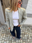 Light Grey Oversized Blazer