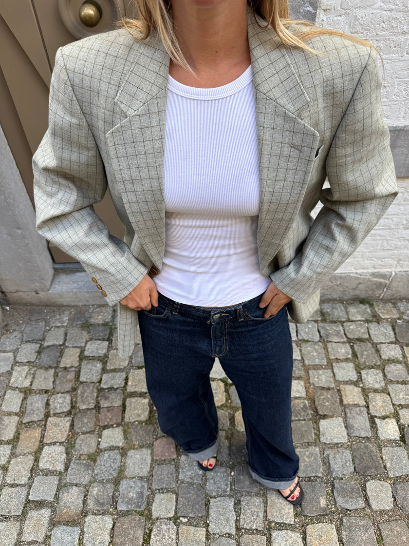 Light Grey Oversized Blazer