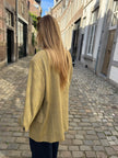 Yellow Beige Oversized Vintage Blazer