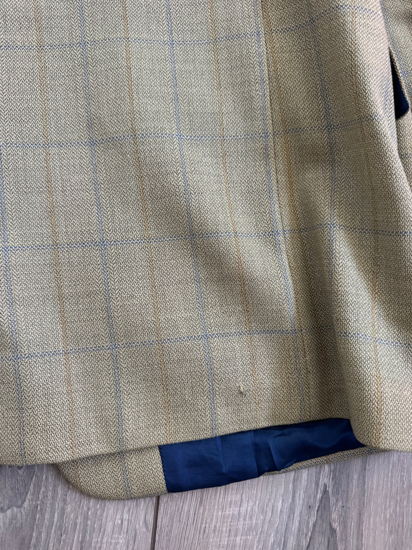 Yellow Beige Oversized Vintage Blazer