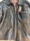 Brown Distressed Leather Jacket