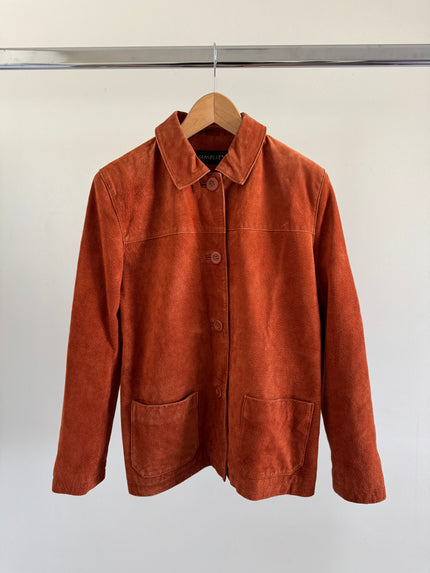 Orange/Brown Suede Vintage Jacket