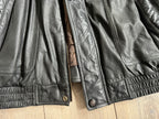 90s Super Oversized Black Bomberjacket