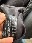 90s Black Leather Bomber Jacket – Slightly Oversized
