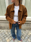Vintage suede leather jacket by Biaggini